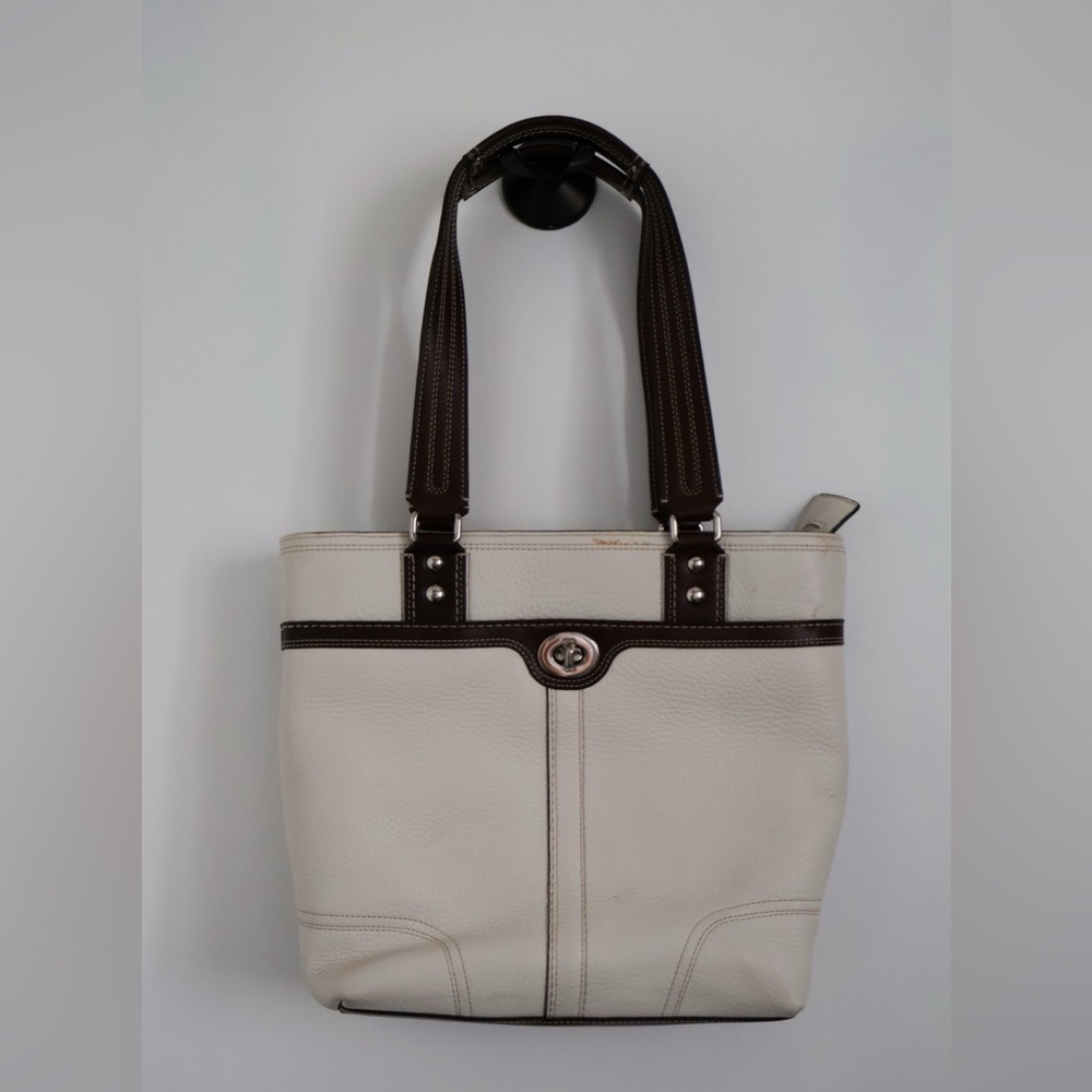 *SOLD* COACH Tote Purse “Hamilton” L0960-F13959 Pebble Leather Shoulder Bag